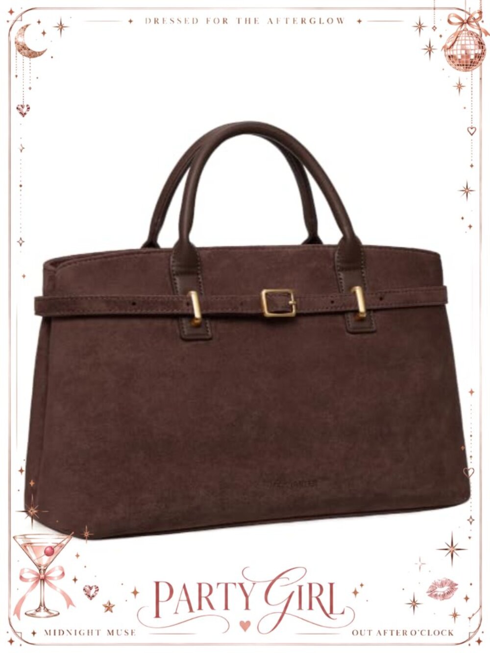 Vegan Leather Satchel Handbag Top Handle Purse Removable Strap